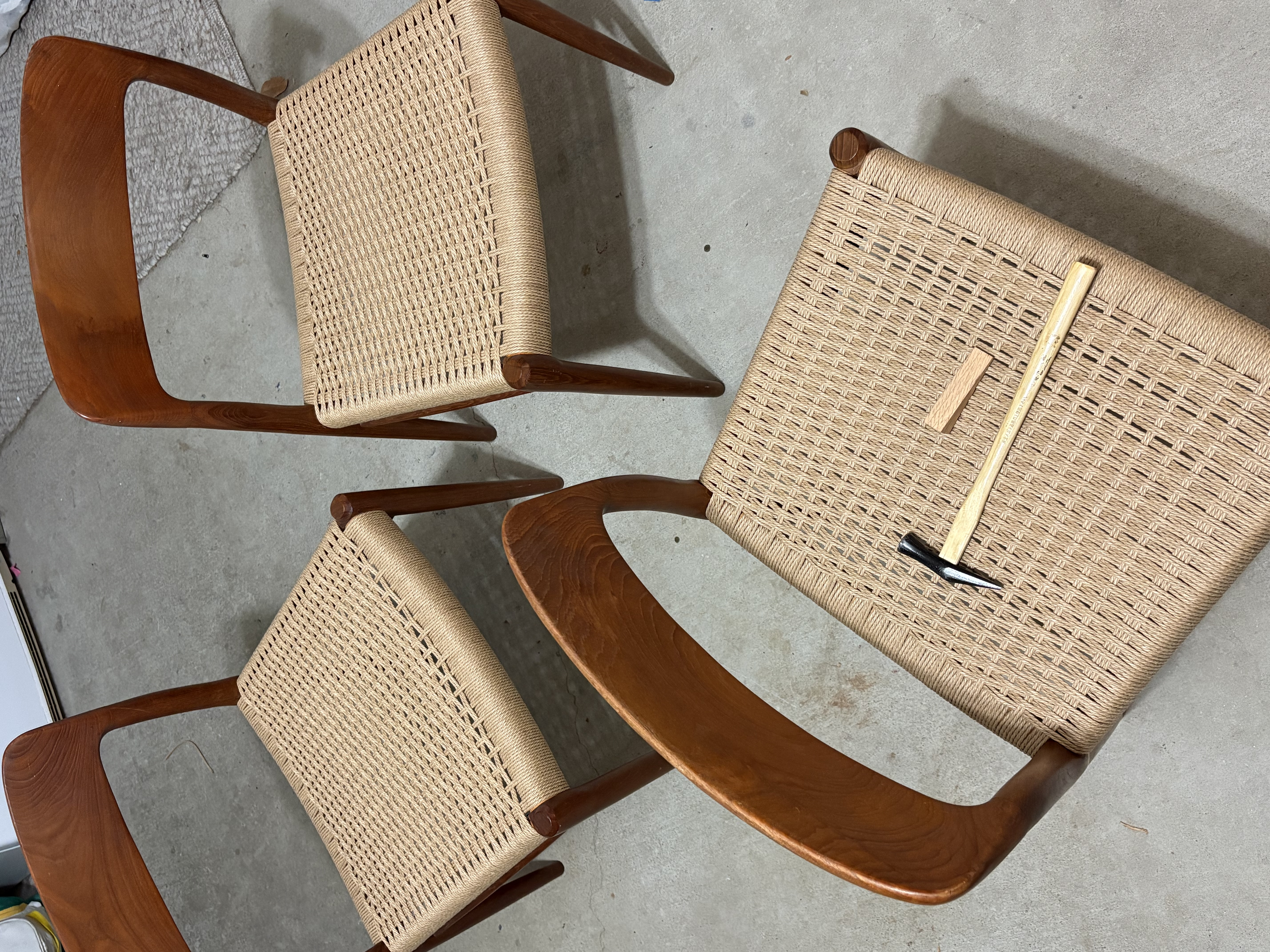 Chair restoration work