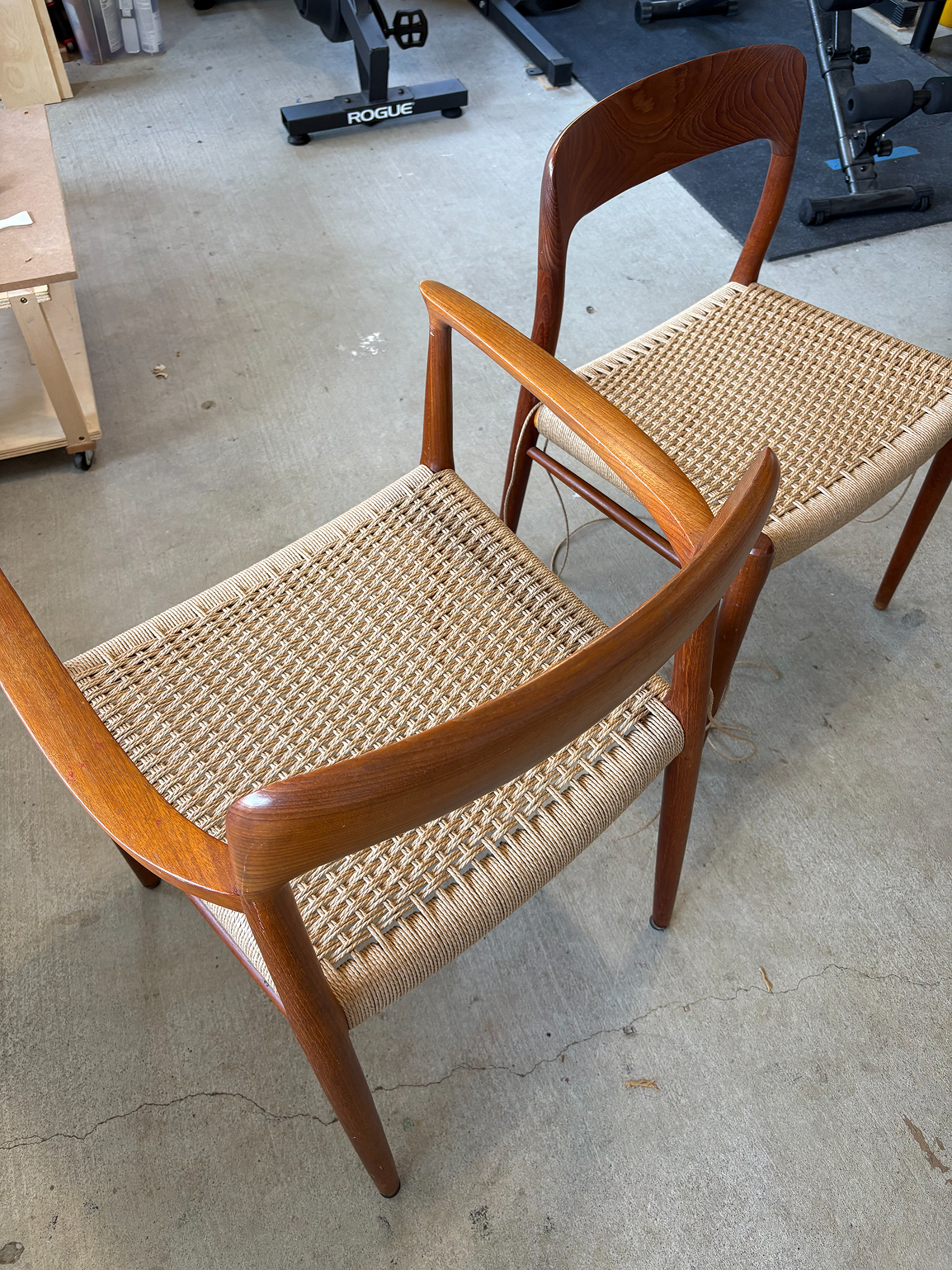 Chair restoration work