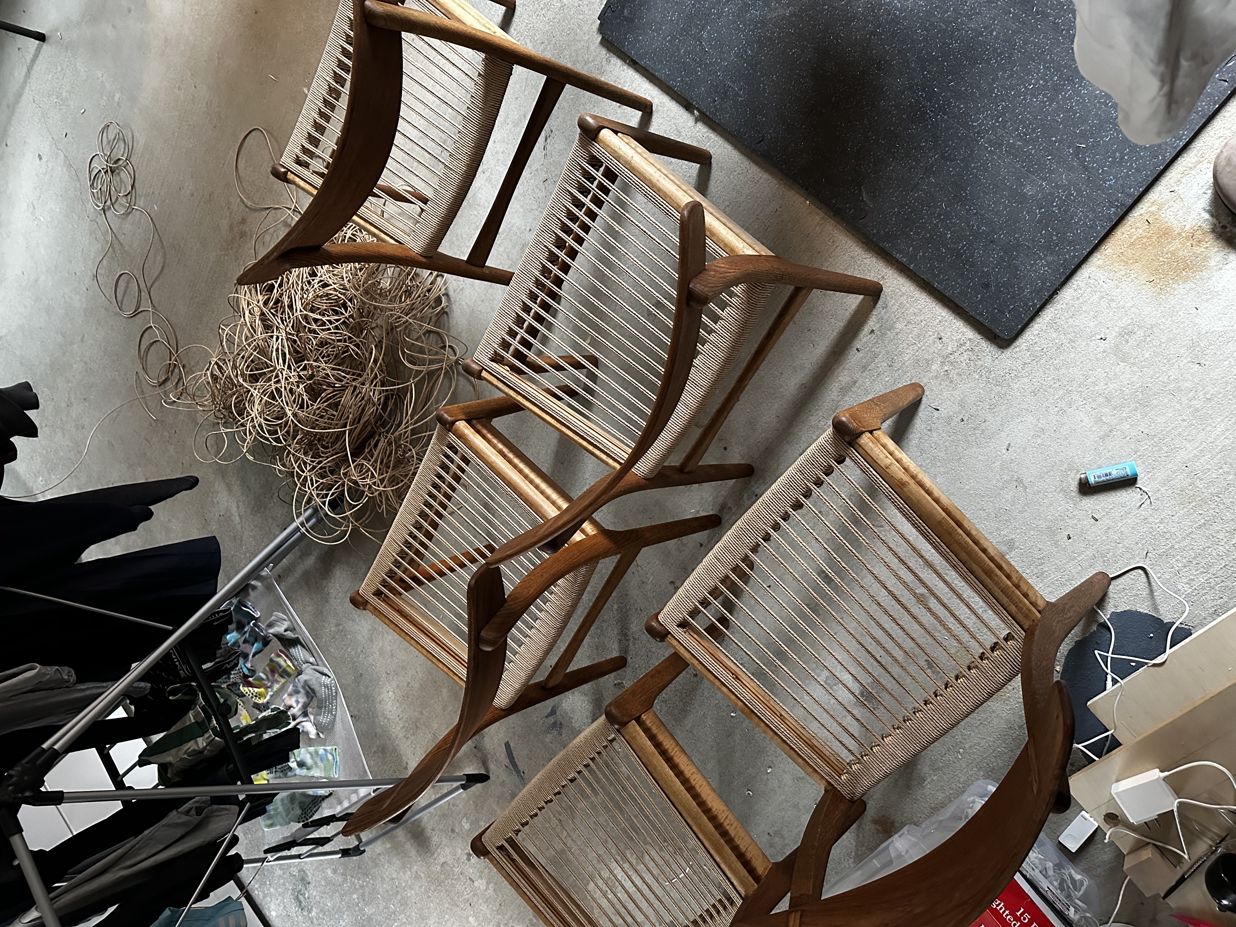 Chair restoration work