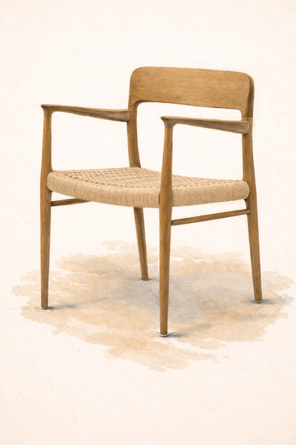 Wishbone Chair illustration
